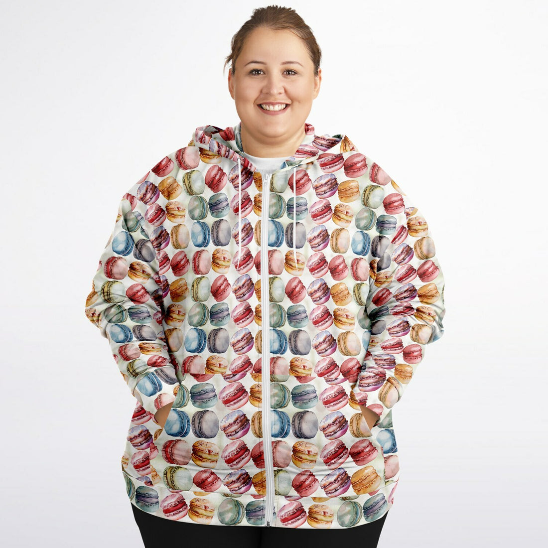 Athletic Plus-size Ziphoodie