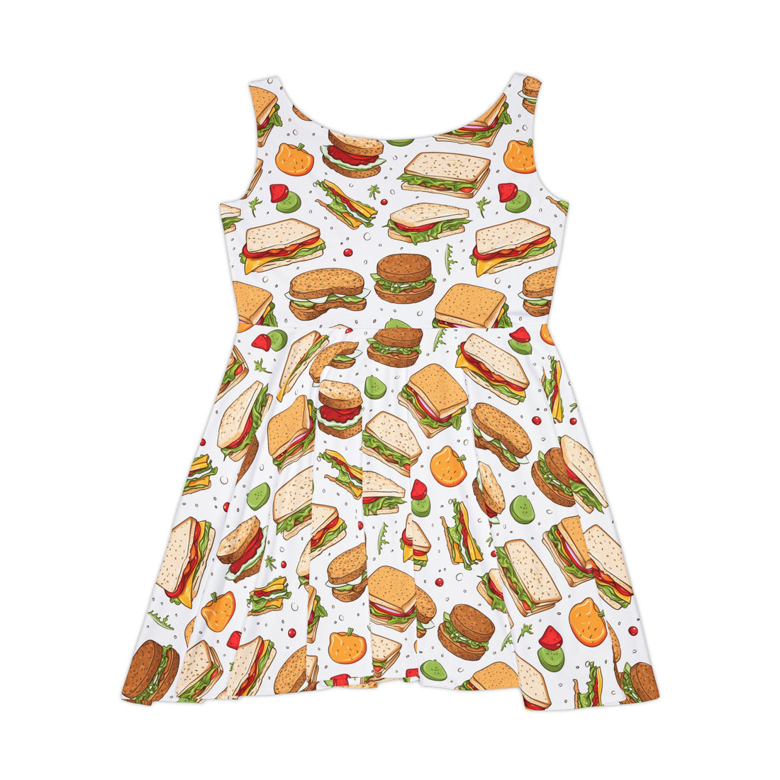Fun Foodie Skater Dress - Perfect for Summer Outings & Food Lovers