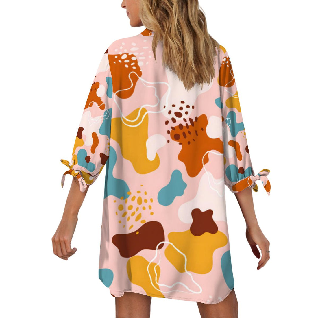 Women's Cardigan Shirt ThreeQuarter Sleeve