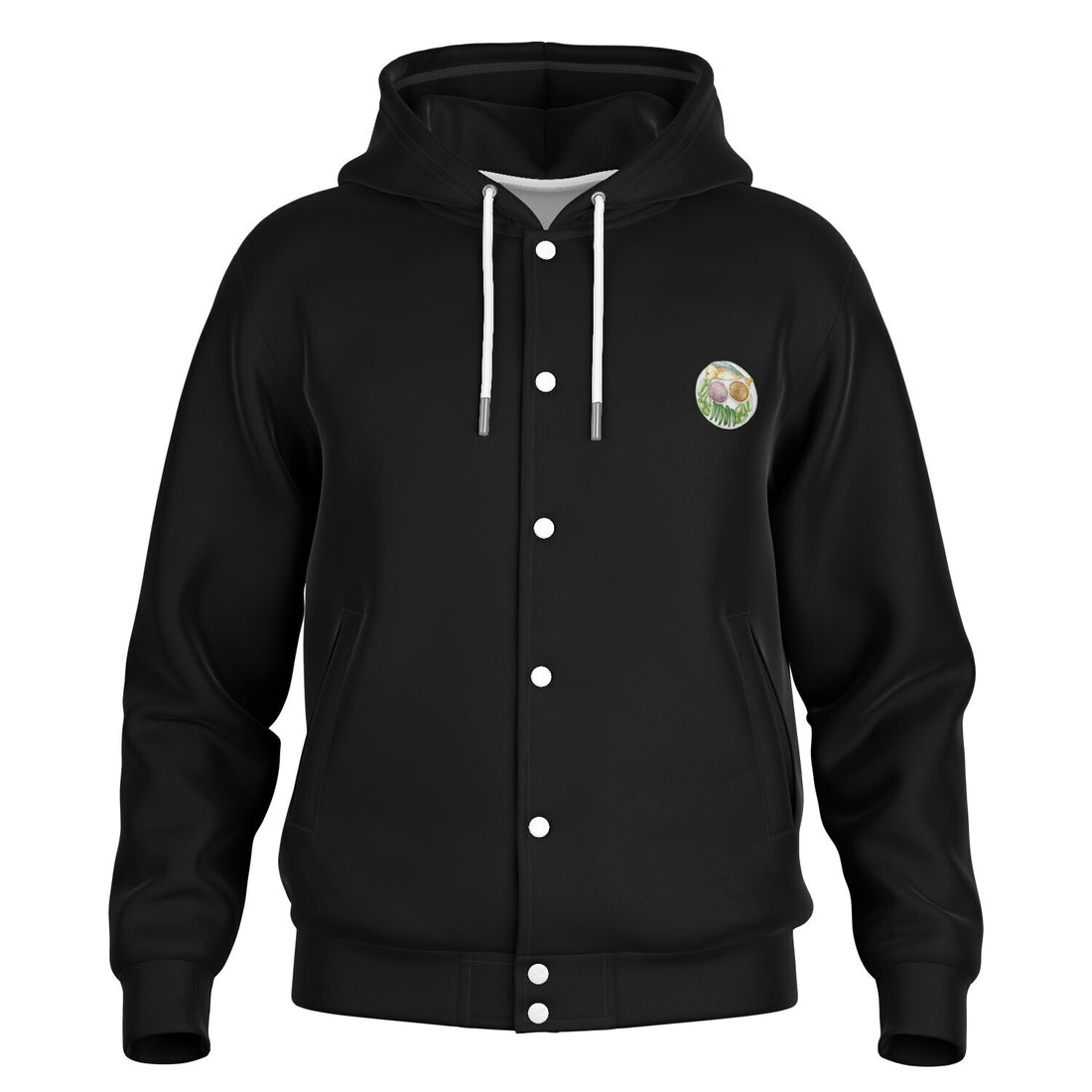 Heavyweight Hooded Baseball Jacket