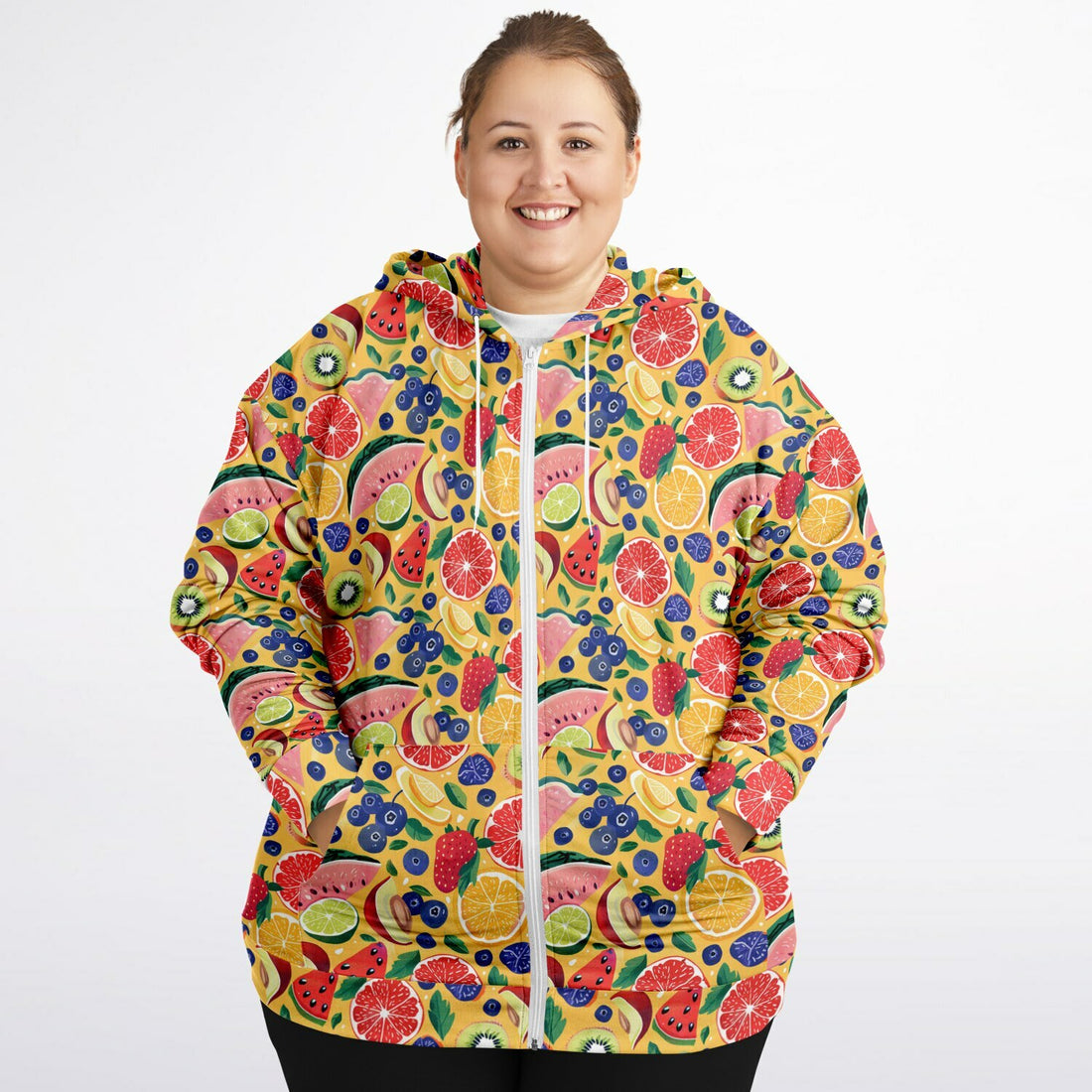 Athletic Plus-size Ziphoodie