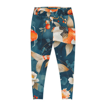 Koi Fish Plus Size Leggings