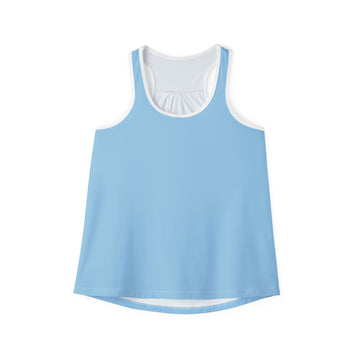 Relaxed Fit Women's Tank Top - Breezy Blue