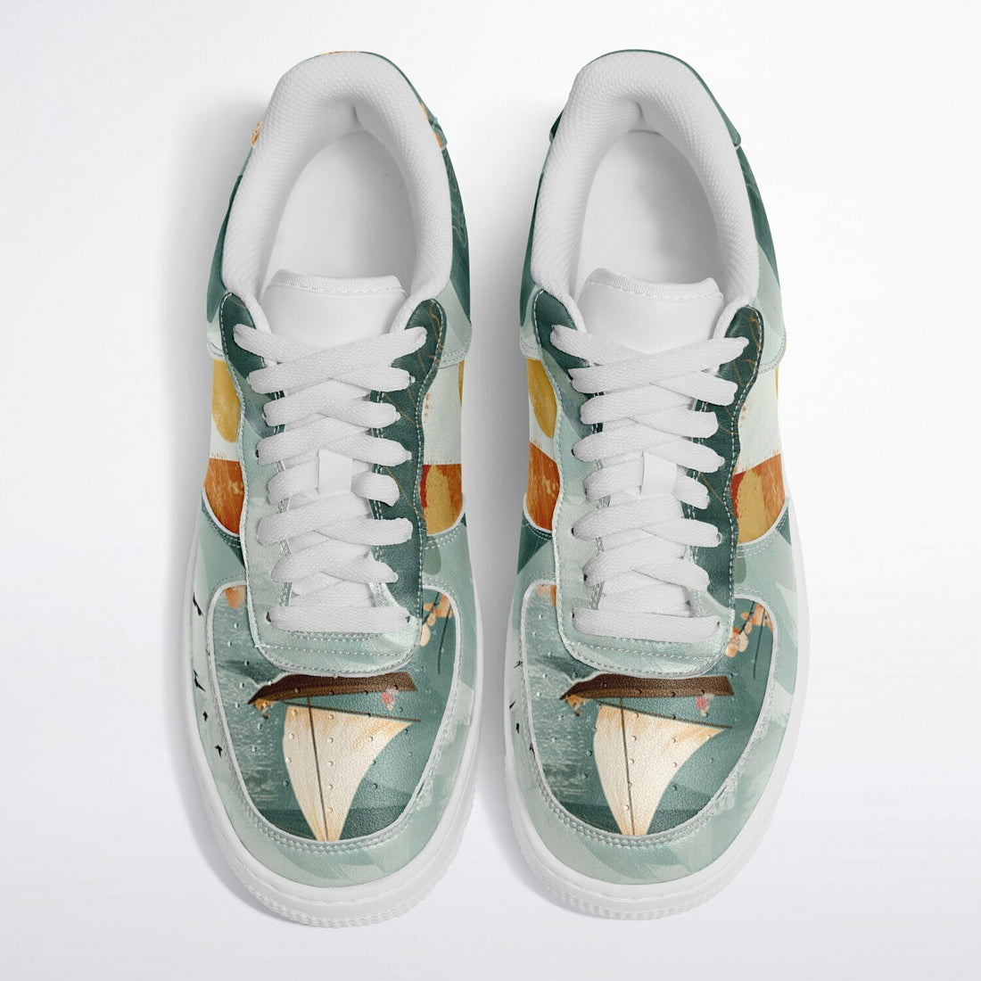 Sun Rising art Dunk Core Low Shoes