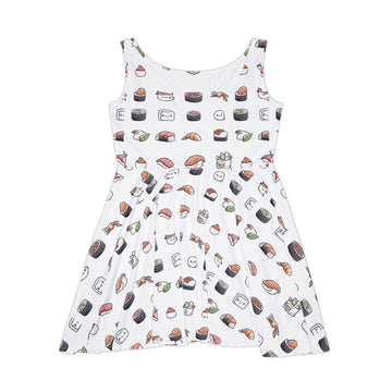 Sushi Lover's Women's Skater Dress - Cute Foodie Fashion for Summer Celebrations