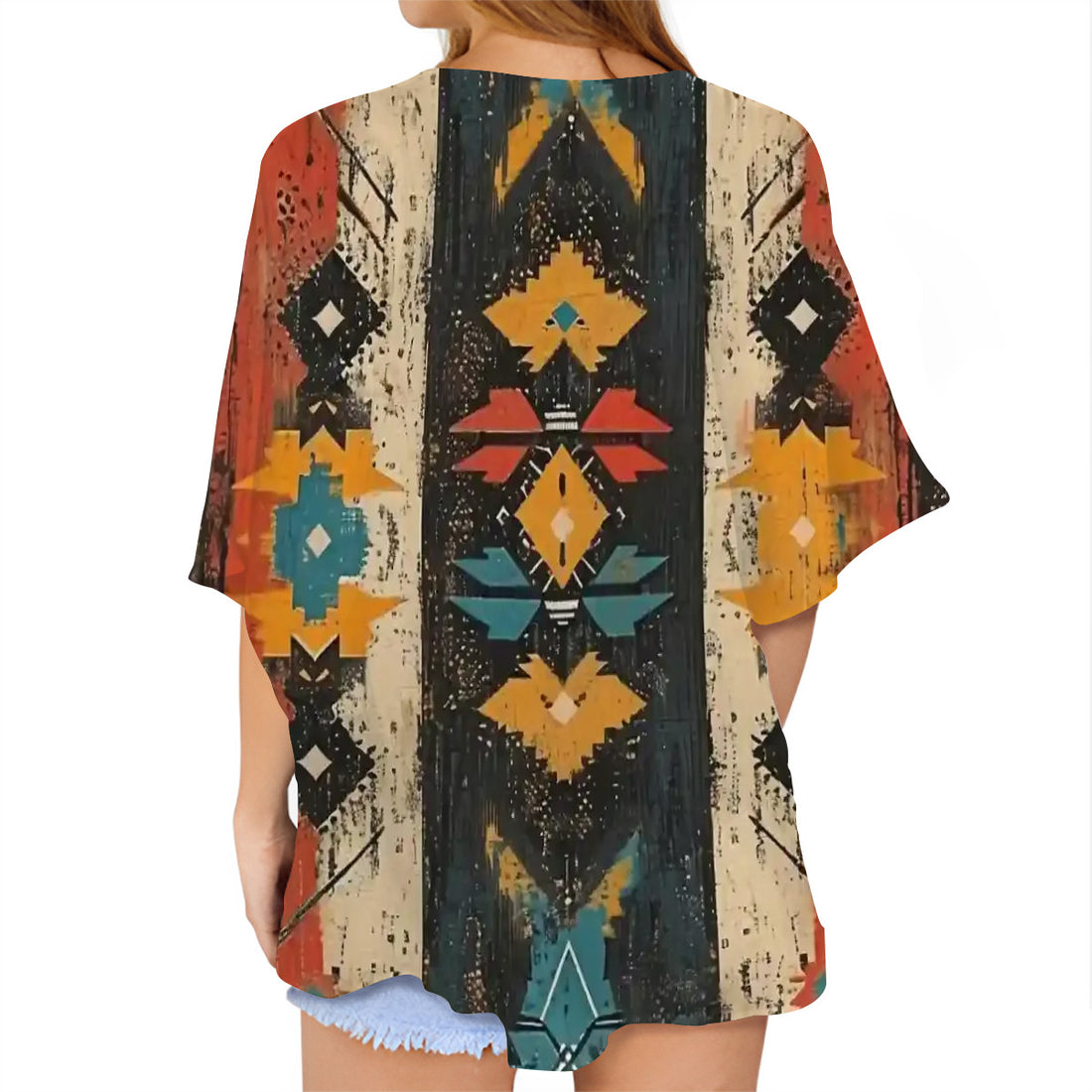 Women's Chiffon Blouse Cardigan