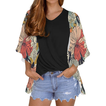 Women's Chiffon Blouse Cardigan