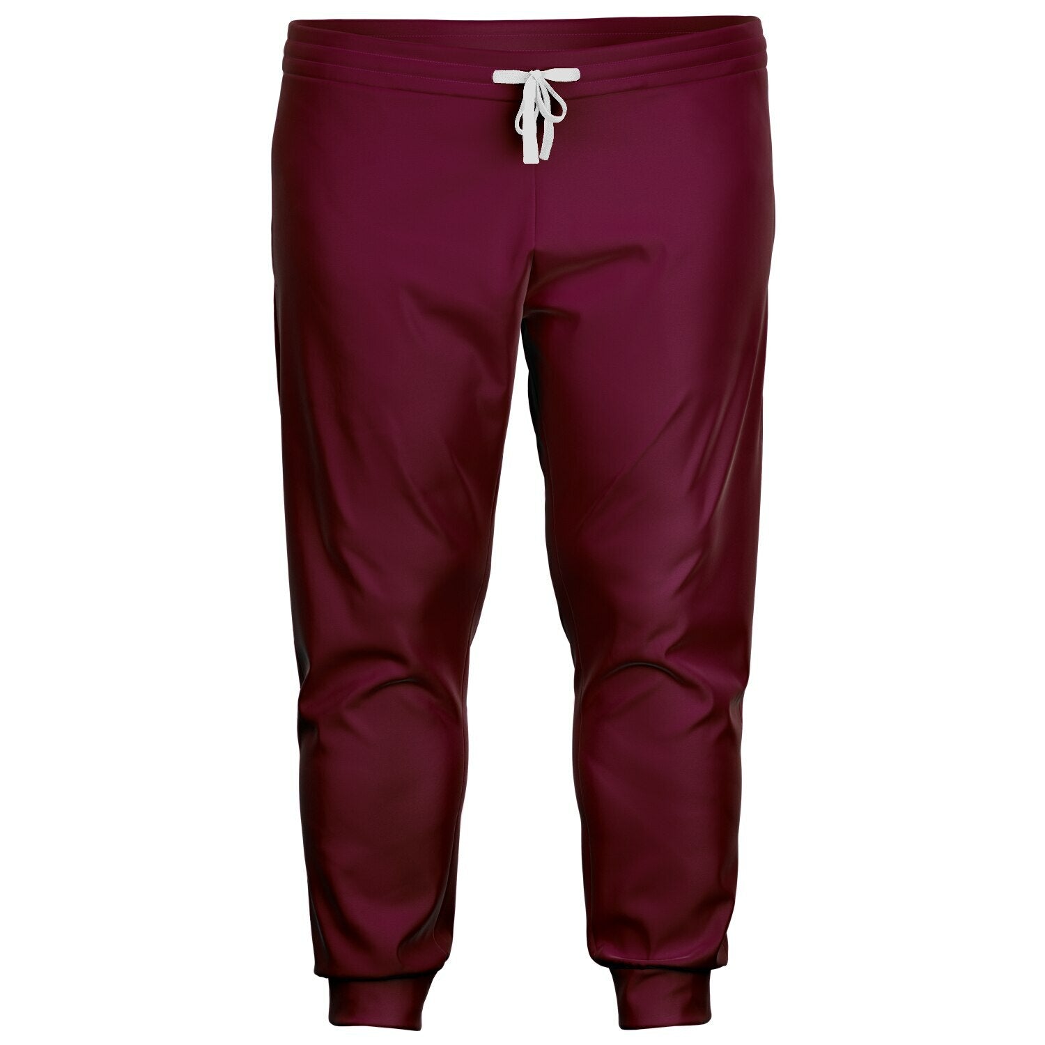 Burgundy Fashion Plus-size Jogger
