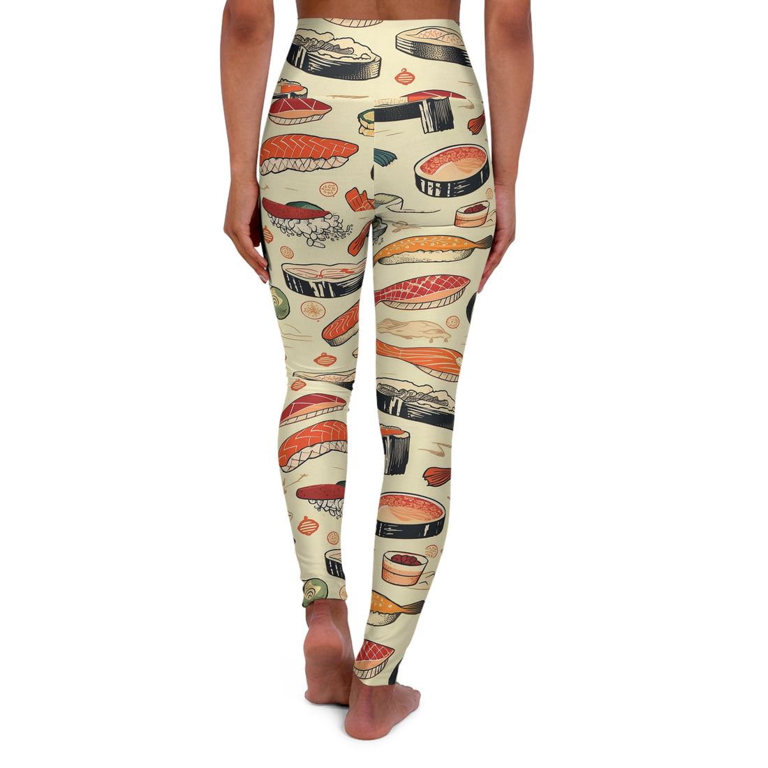 Fish High Waisted Yoga Leggings