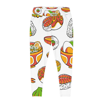 Colorful Sushi Print Plus Size Leggings - Fun and Comfortable Activewear