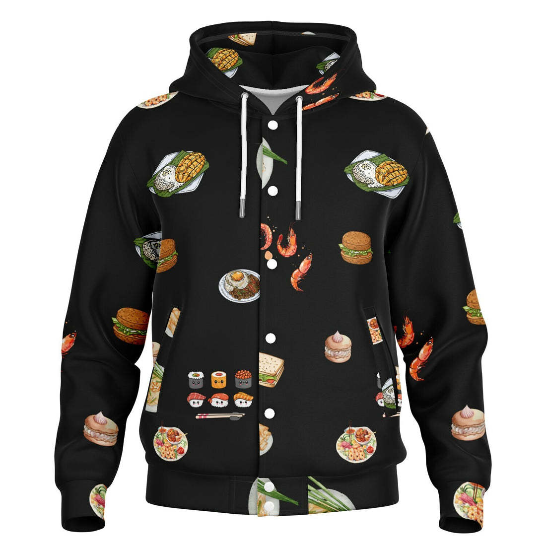 Heavyweight Hooded Baseball Jacket