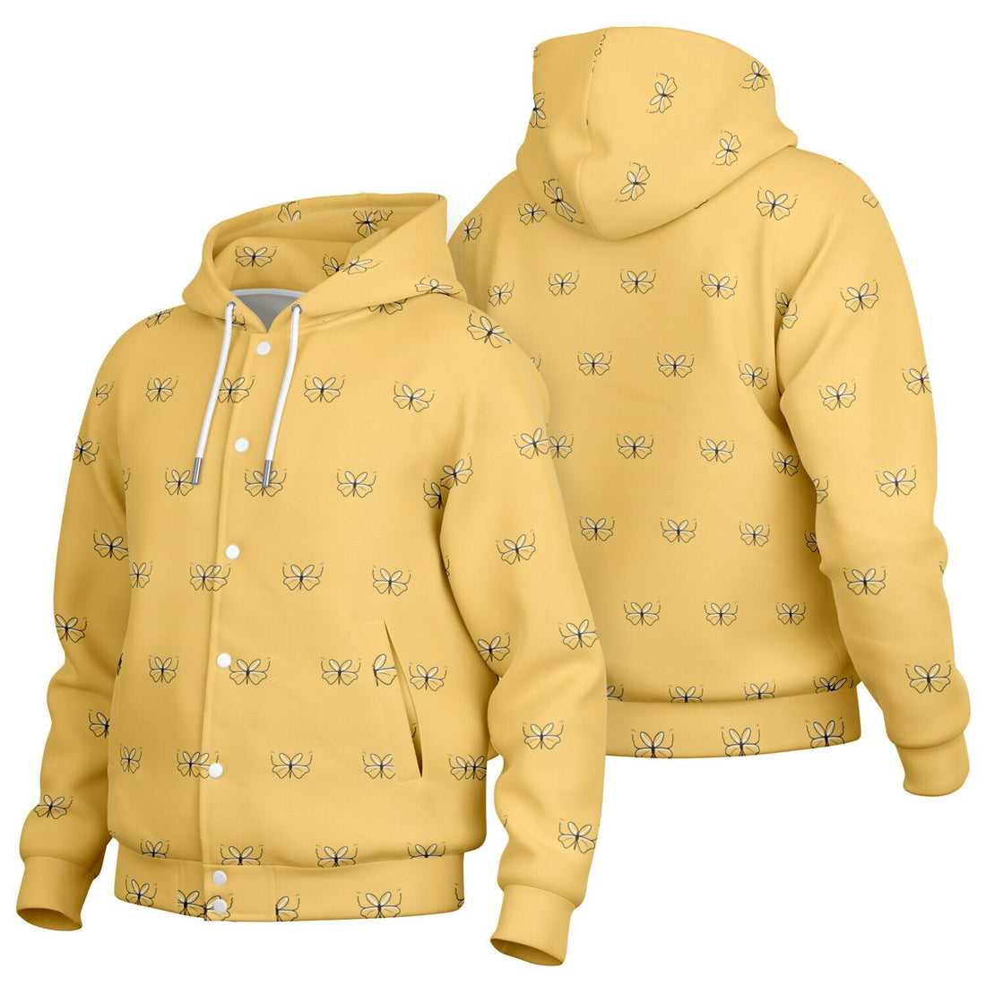 Heavyweight Hooded Baseball Jacket