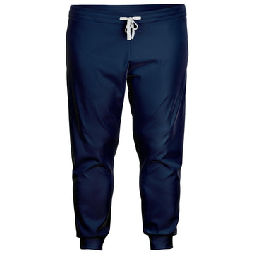 Navy Fashion Plus-size Jogger