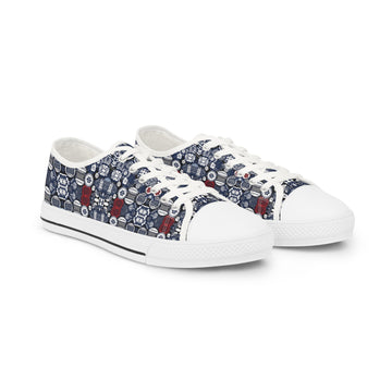 Vintage-Inspired Low Top Sneakers - Casual Comfort for Everyday Wear