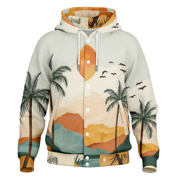 Heavyweight Hooded Baseball Jacket