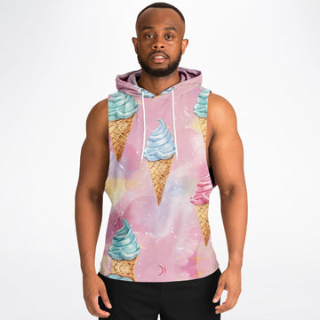 Athletic Drop Armhole Hoodie