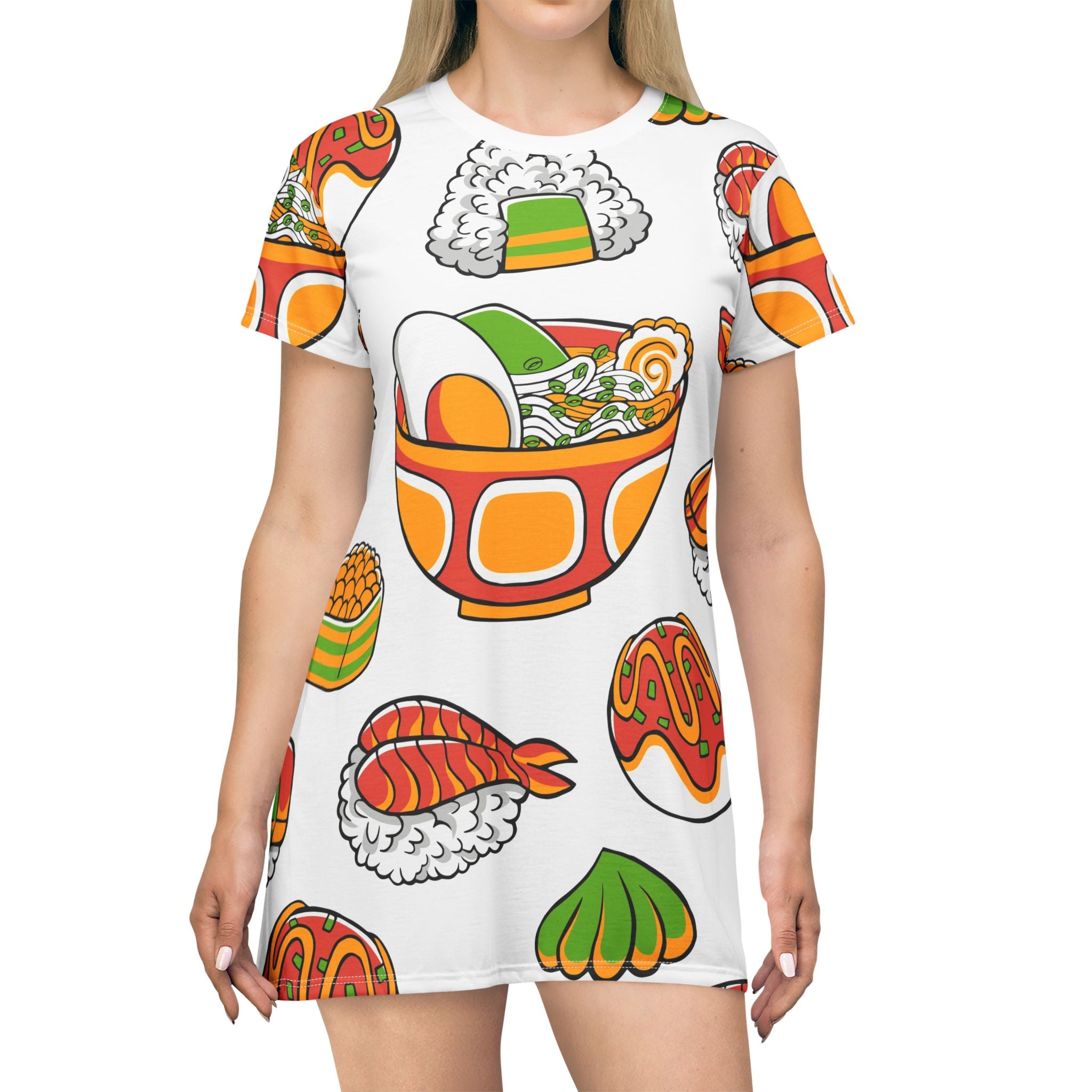 Japanese Food T-Shirt Dress