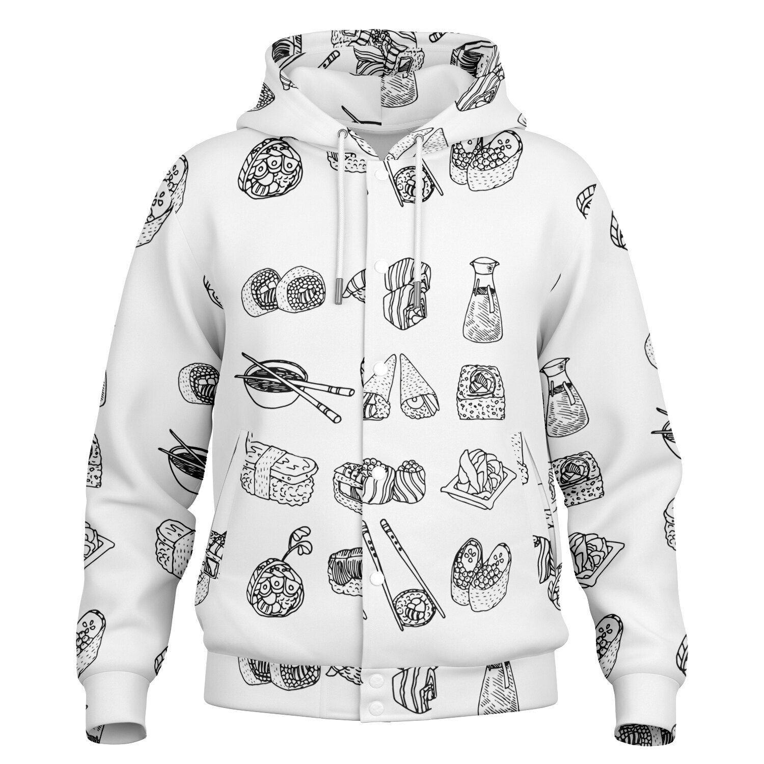 Heavyweight Hooded Baseball Jacket
