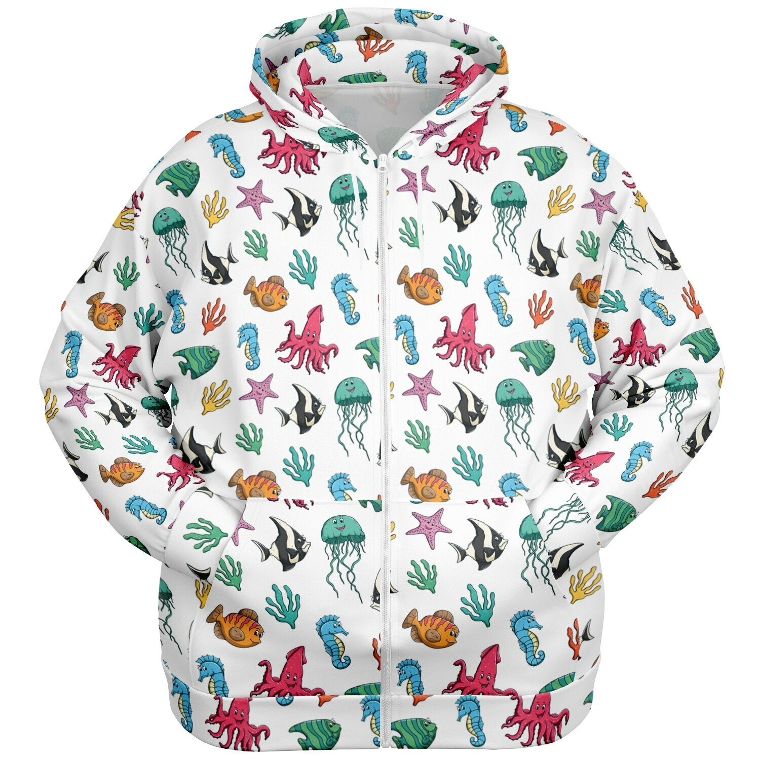 Athletic Plus-size Ziphoodie