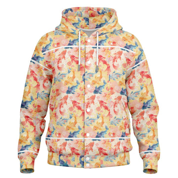 Heavyweight Hooded Baseball Jacket