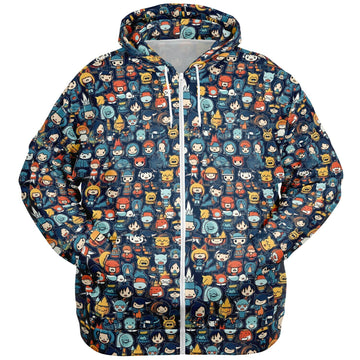 Athletic Plus-size Ziphoodie