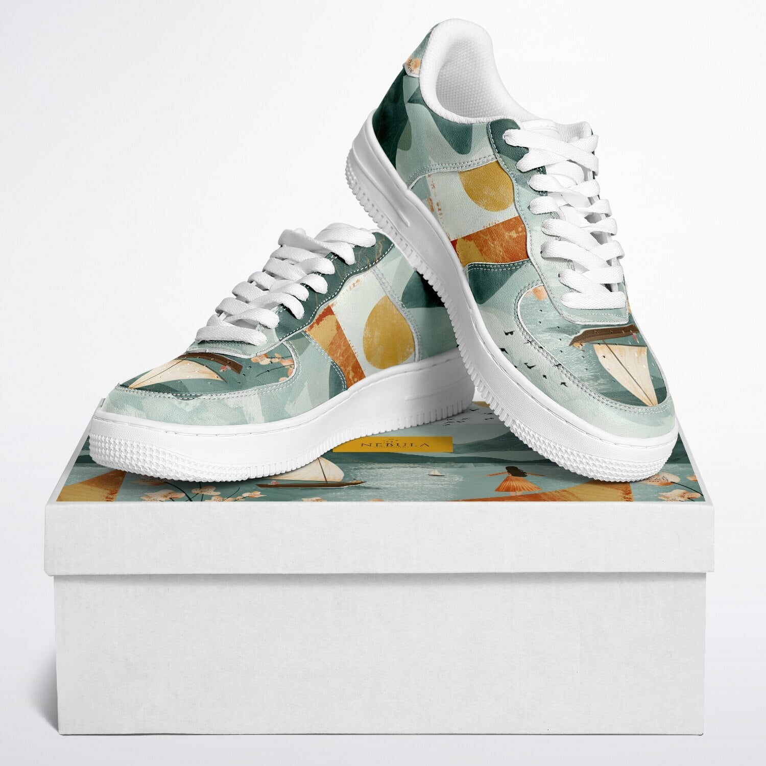 Sun Rising art Dunk Core Low Shoes