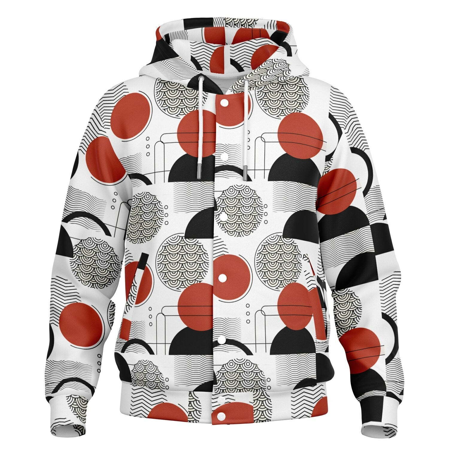 Heavyweight Hooded Baseball Jacket