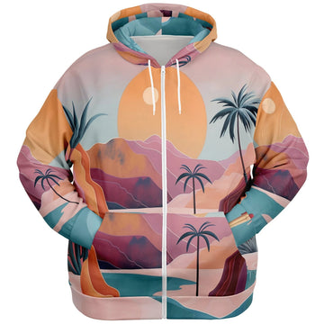 Athletic Plus-size Ziphoodie