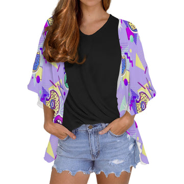 Women's Chiffon Blouse Cardigan