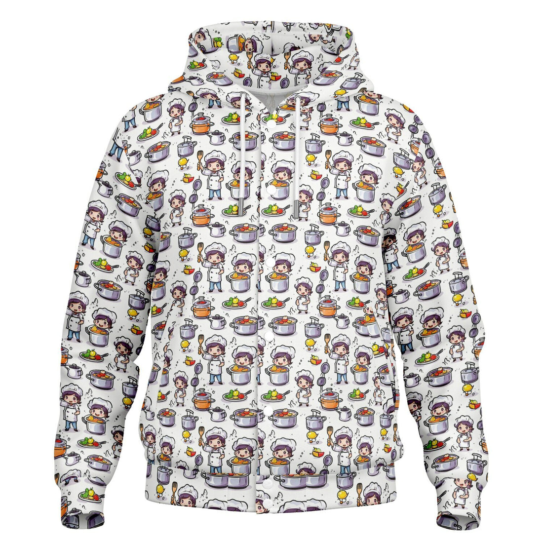 Heavyweight Hooded Baseball Jacket