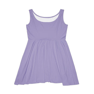 Lavender Women's Skater Dress - Perfect for Spring & Summer Occasions