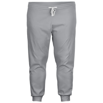 Gray Fashion Plus-size Jogger