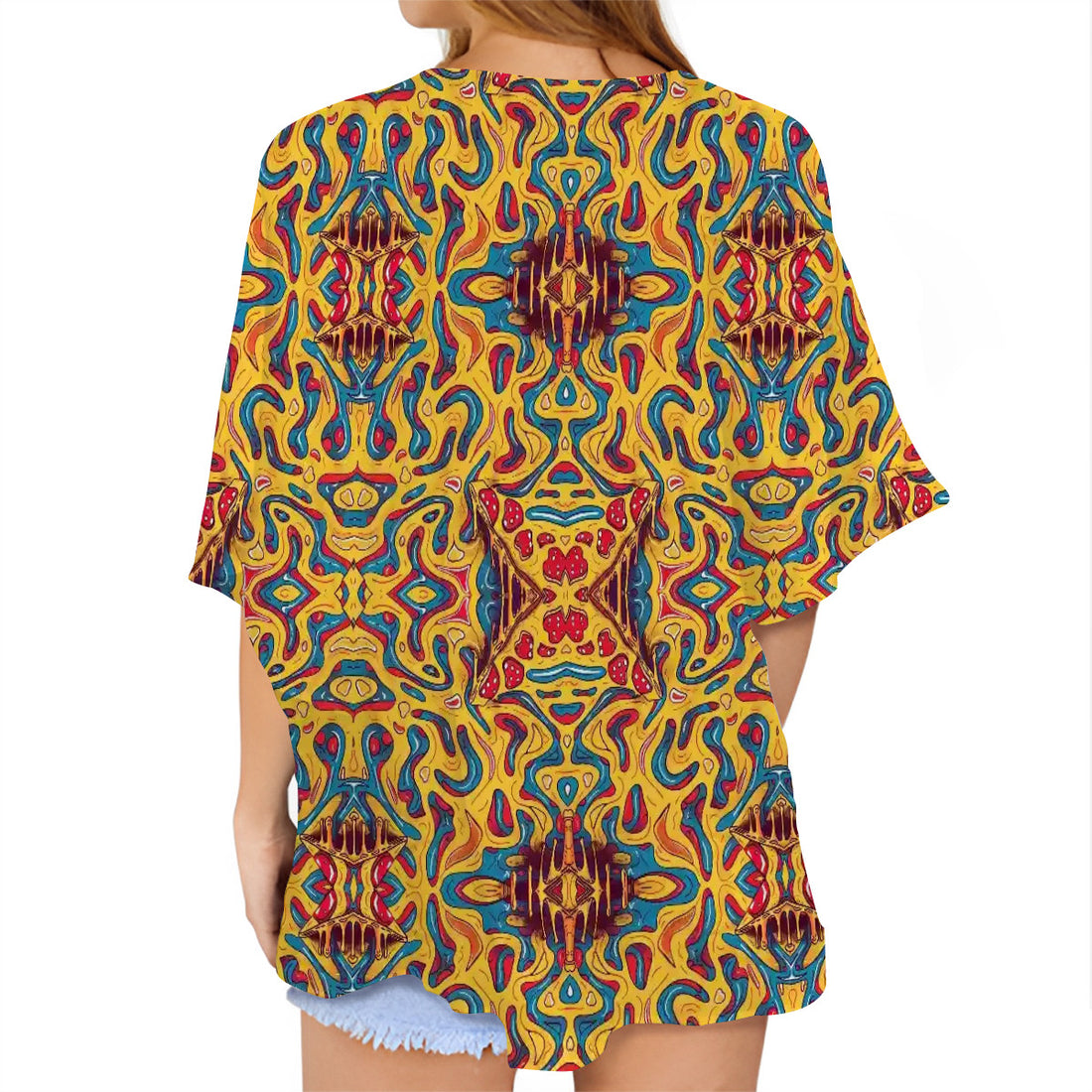 Women's Chiffon Blouse Cardigan