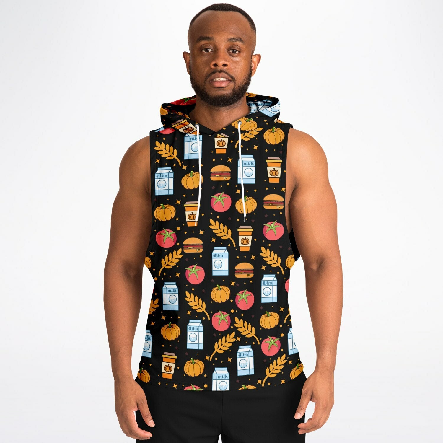 Athletic Drop Armhole Hoodie