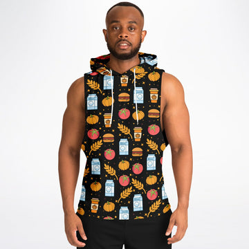 Athletic Drop Armhole Hoodie