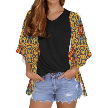 Women's Chiffon Blouse Cardigan