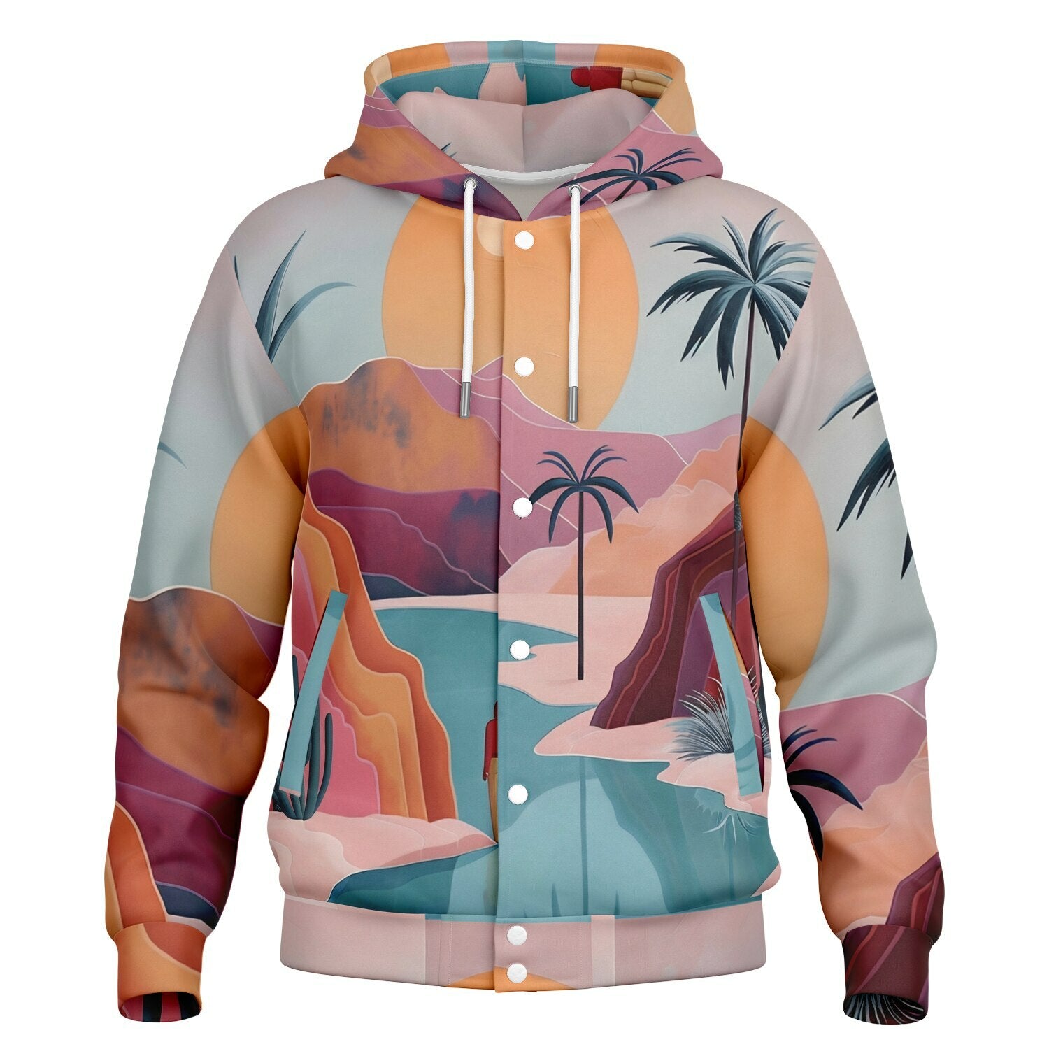 Heavyweight Hooded Baseball Jacket