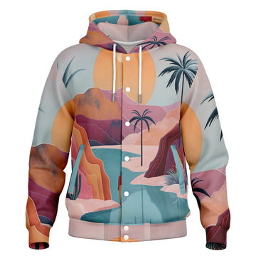 Heavyweight Hooded Baseball Jacket