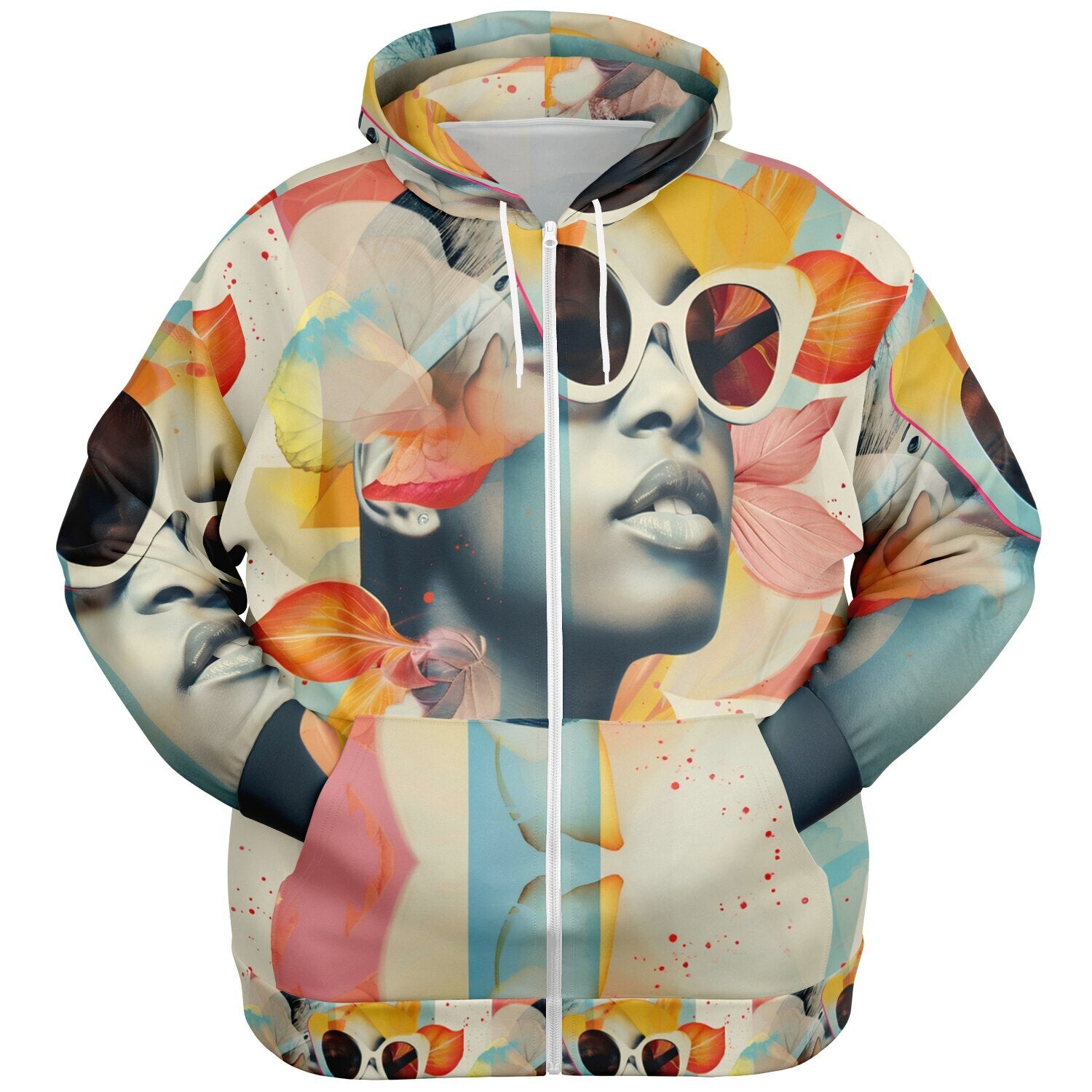 Athletic Plus-size Ziphoodie