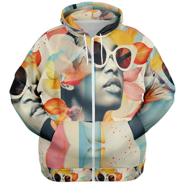 Athletic Plus-size Ziphoodie