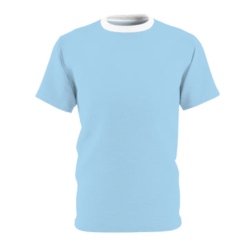 Cozy Unisex Cut & Sew Tee - Light Blue Daily Wear