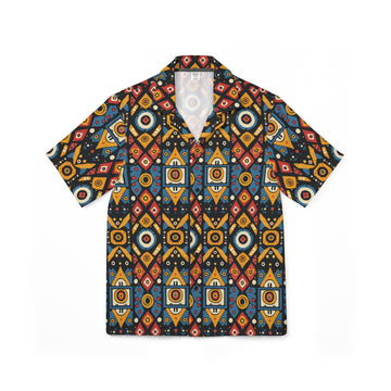 Colorful Men's Hawaiian Camp Shirt - Tropical Vibe for Summer Adventures