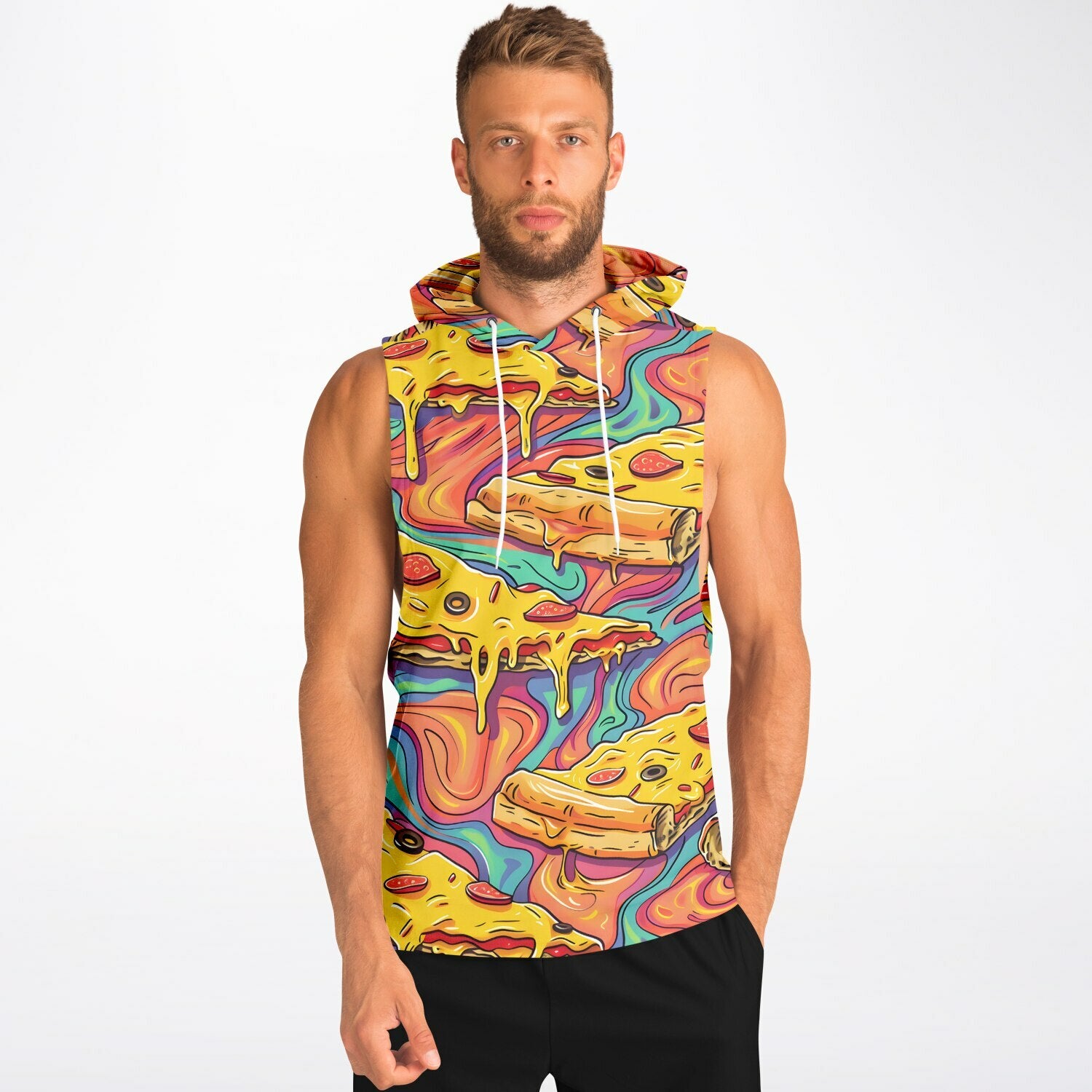 Athletic Drop Armhole Hoodie