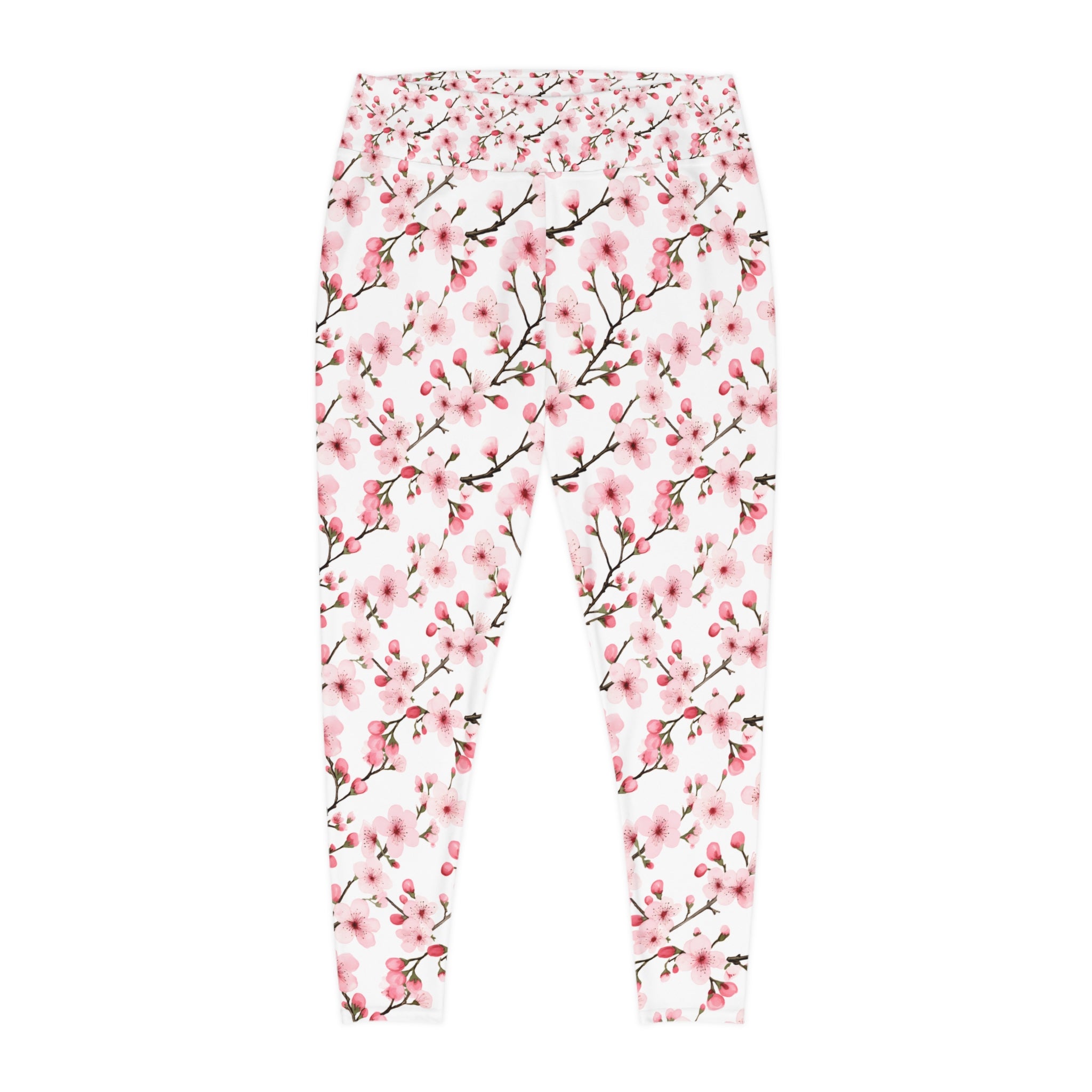 Floral Plus Size Leggings for Spring & Everyday Comfort