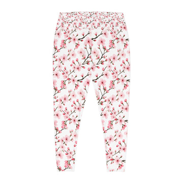 Floral Plus Size Leggings for Spring & Everyday Comfort