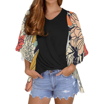 Women's Chiffon Blouse Cardigan