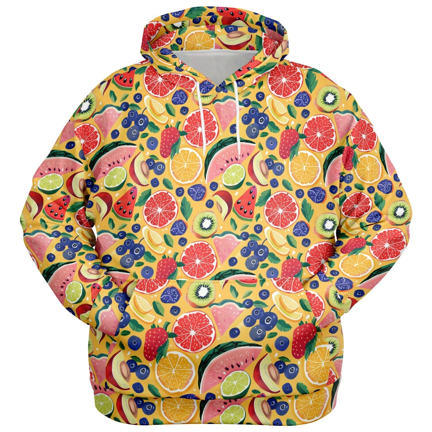 Fruits Athletic Plus-size Hoodie