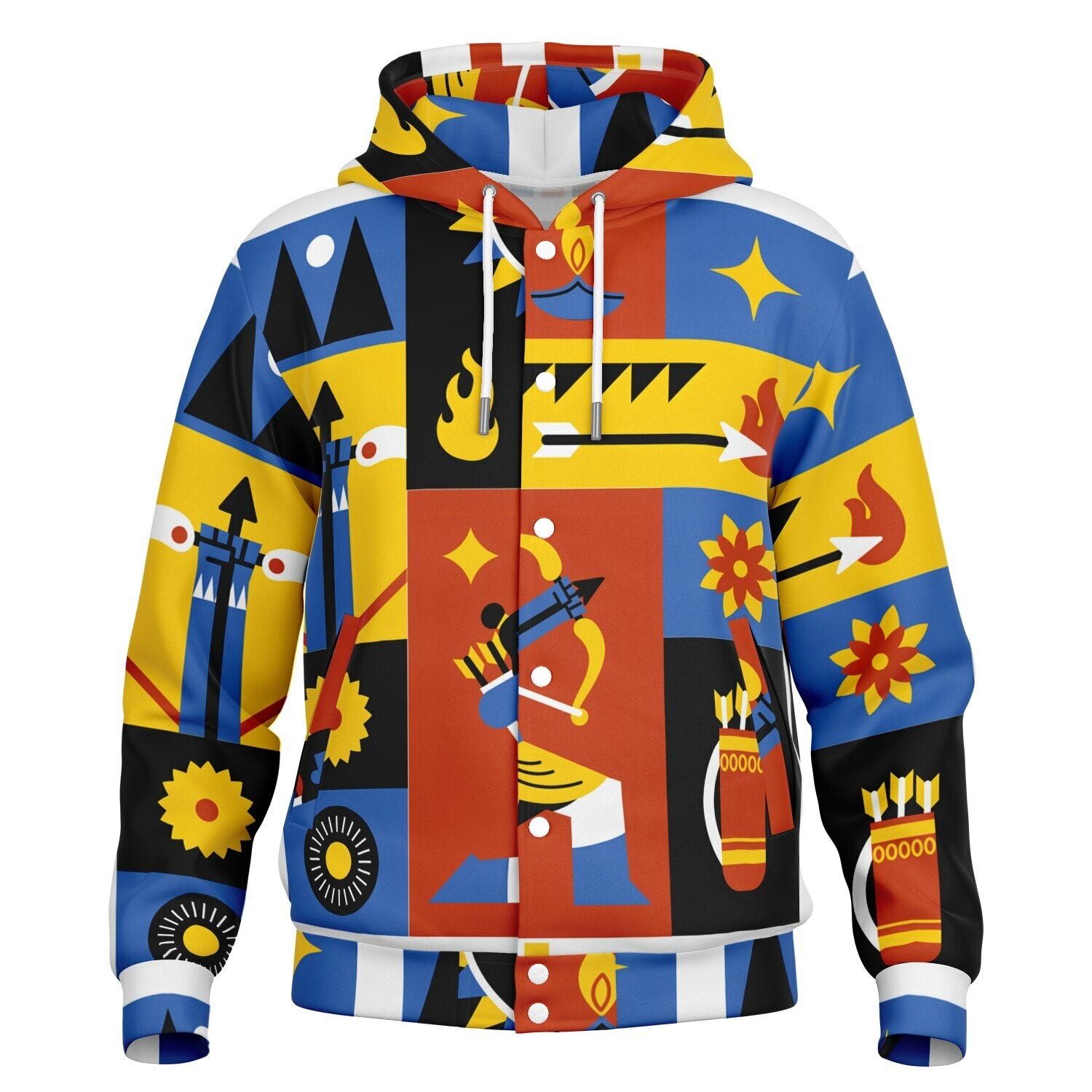 Heavyweight Hooded Baseball Jacket