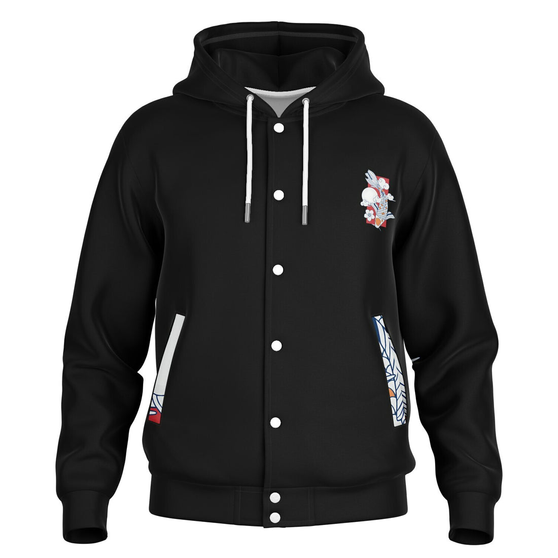 Heavyweight Hooded Baseball Jacket