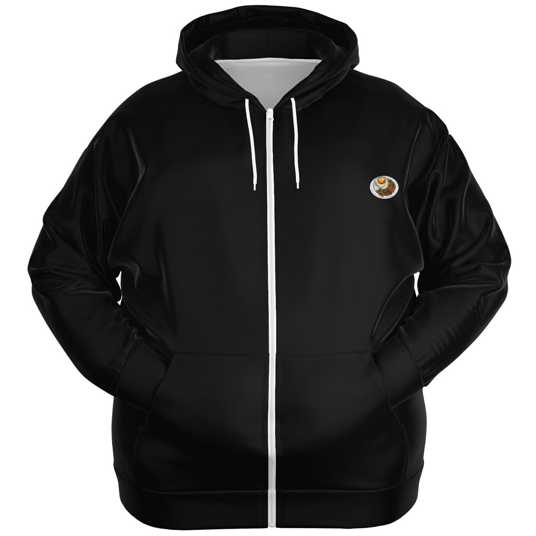 Athletic Plus-size Ziphoodie